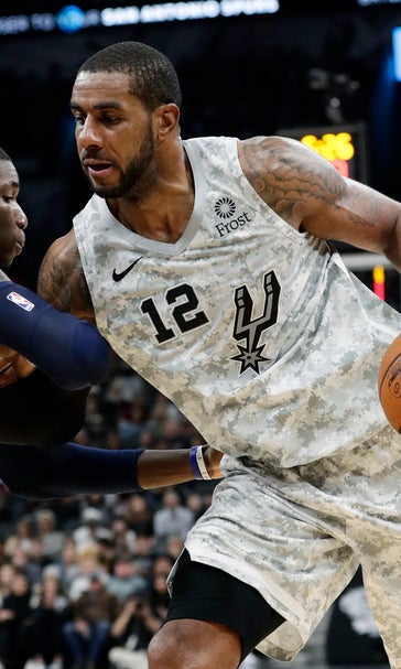 Aldridge helps Spurs escape pesky Pelicans, 113-108